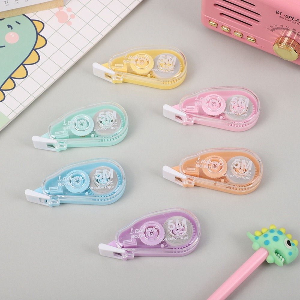 Correction Tape Roller - 6 unids/set cinta correctora de macarrón