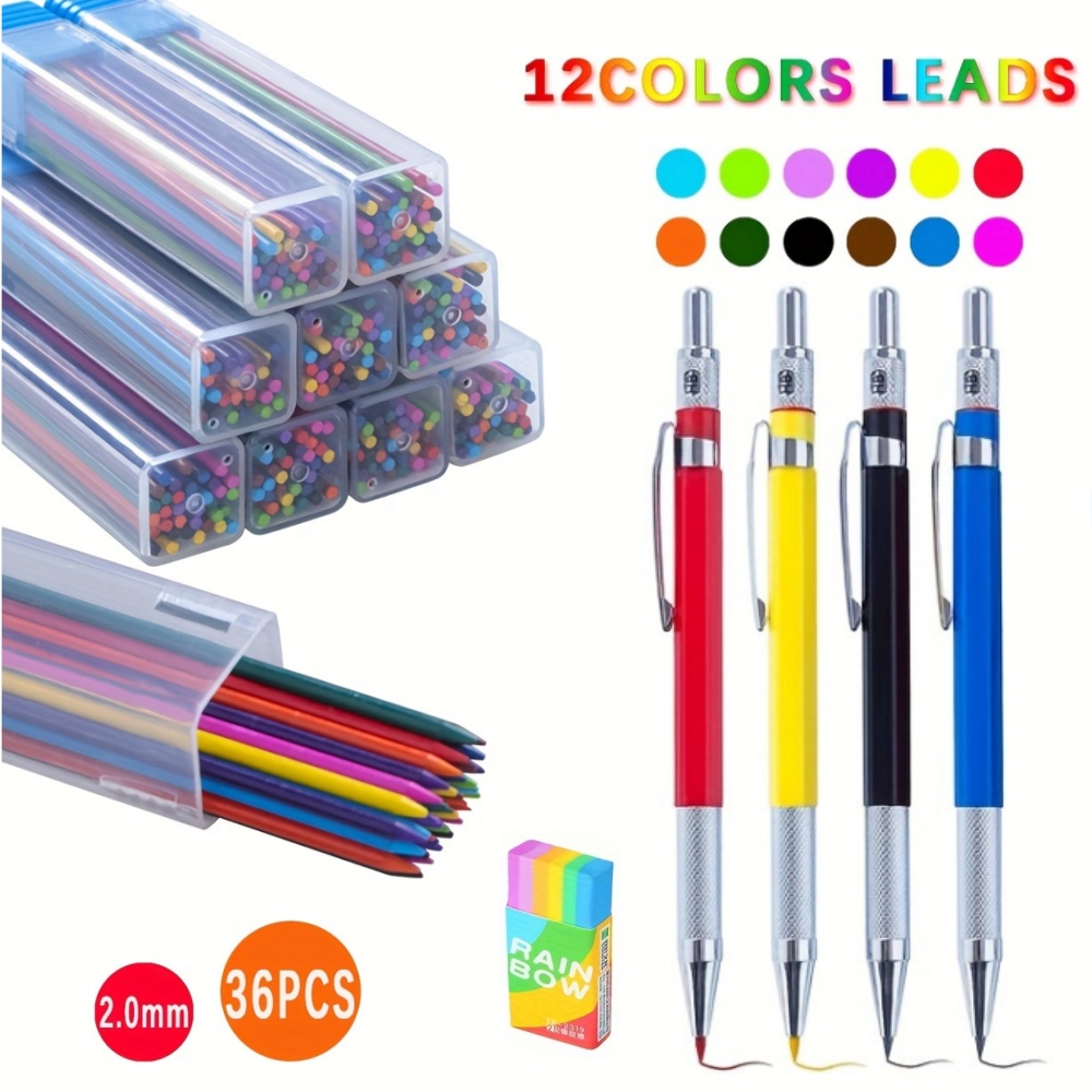 Mechanical Pencil Lead - Juego de Lápices Mecánicos de Metal