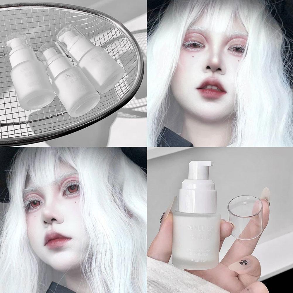 Correction Fluid White - Base de Maquillaje Líquida Blanca Mate,