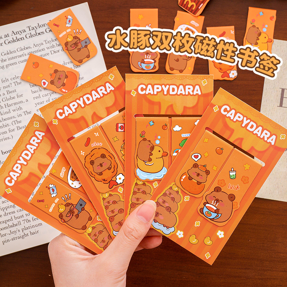 Bookmark Magnetic Clip - Juego de 12 marcapáginas magnéticos Ins,