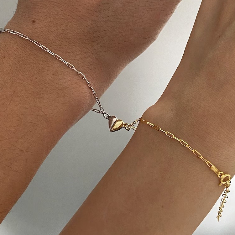 Pulseras Magnéticas de Corazón - Paperclip Magnetic Set reseña y precio