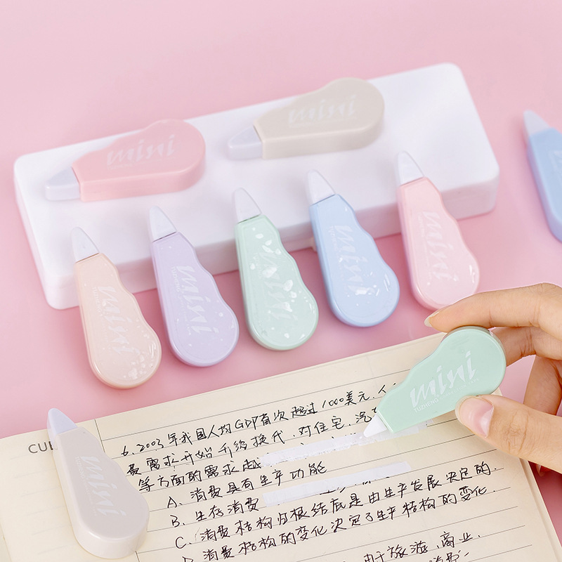 6 unids/set lindo Macaron cint - Correction Tape Roller reseña y precio