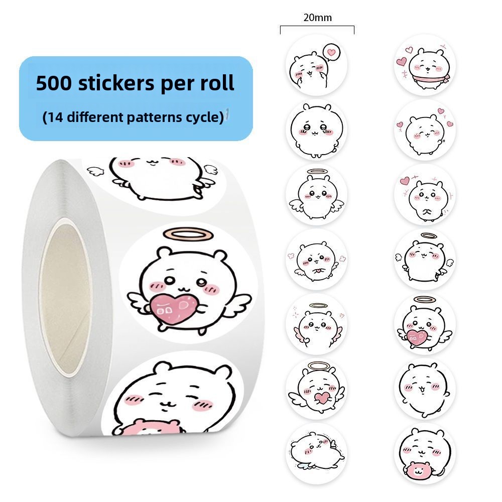 Juego de 500 Pegatinas Kawaii  - Sticker Label Roll reseña y precio