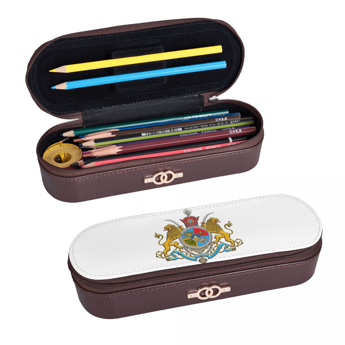 Estuche de cuero con emblema d - Lion Stationery & Office Supply(Kunshan)Co.Ltd reseña y precio