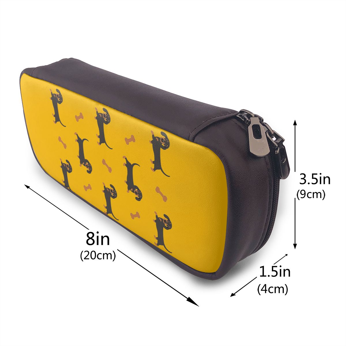 Estuche de cuero para lápices  - Tan Stationery & Office Supply reseña y precio