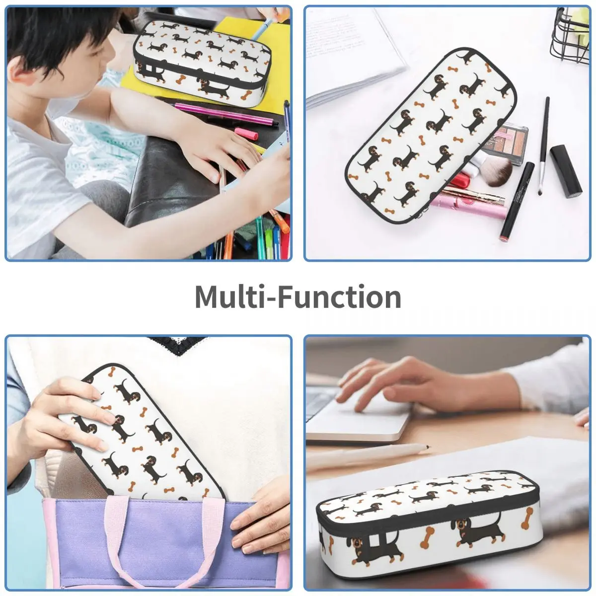 Estuche para lápices con diseñ - Tan Stationery & Office Supply reseña y precio