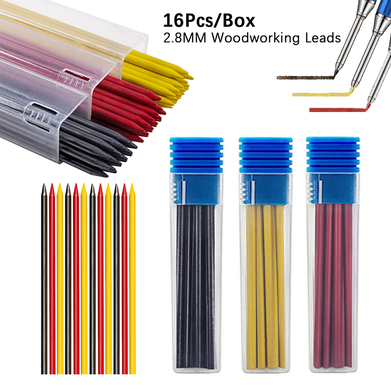 16 unids/caja 2,8mm 2B lápiz d - Mechanical Pencil Lead reseña y precio