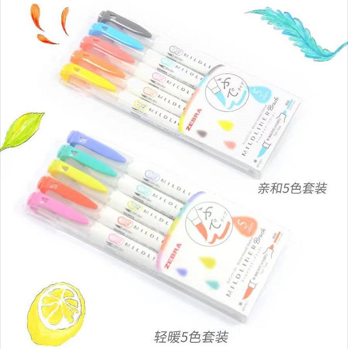 ZEBRA-Juego de rotuladores Mil - Highlighter Set Pastel reseña y precio