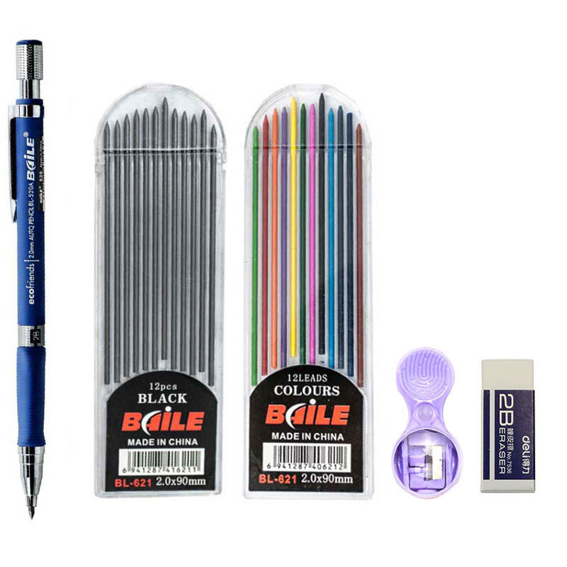 Juego de portaminas de 2,0 mm, - Staedtler Pencil Lumocolor reseña y precio
