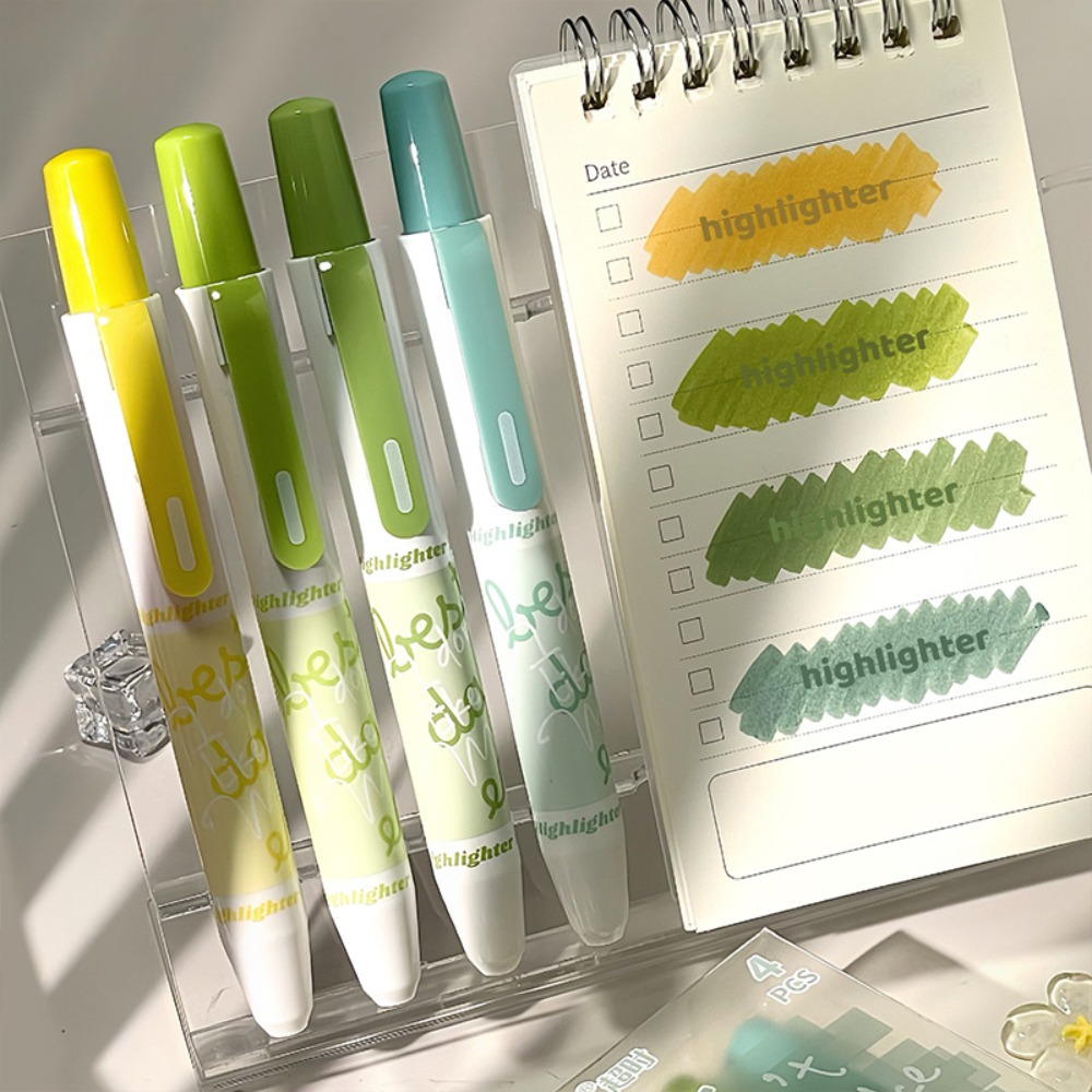 4 Marcadores de Color Degradad - Highlighter Set Pastel reseña y precio