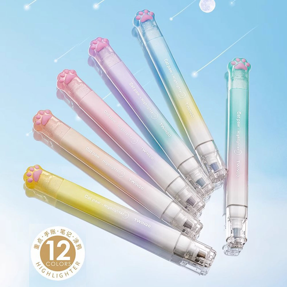 Juego de 6 Marcadores Fluoresc - Highlighter Set Pastel reseña y precio