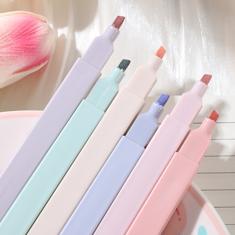 6 unids/set resaltadores conju - Highlighter Set Pastel reseña y precio