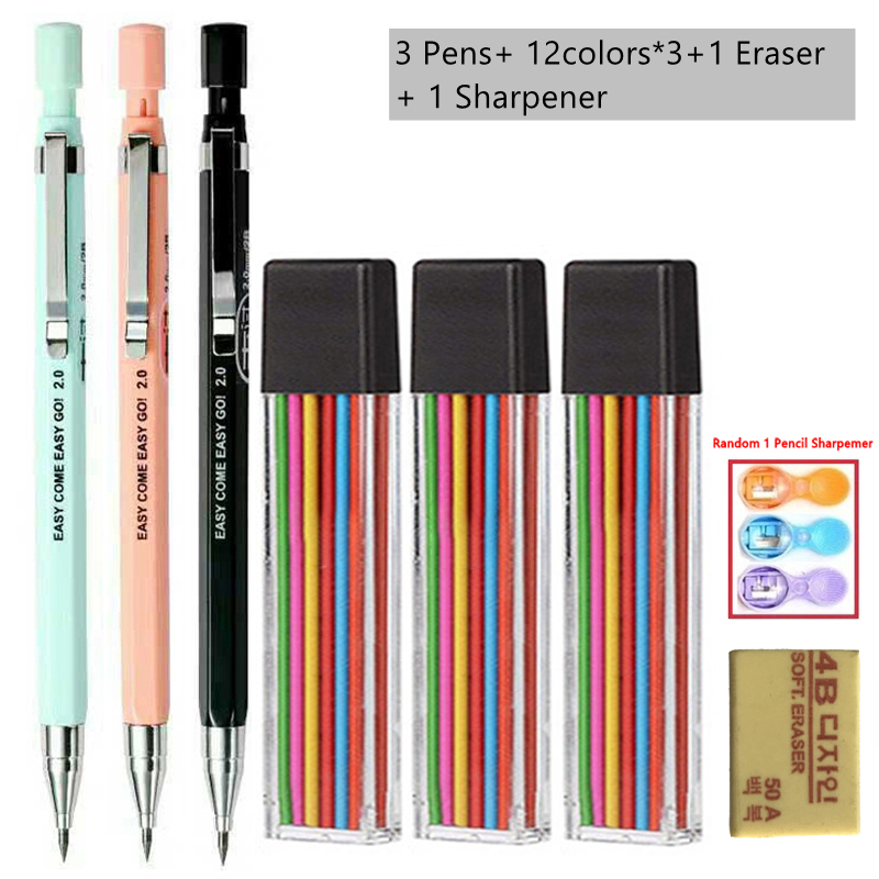 Lápiz mecánico de 2,0mm con re - Mechanical Pencil Lead reseña y precio