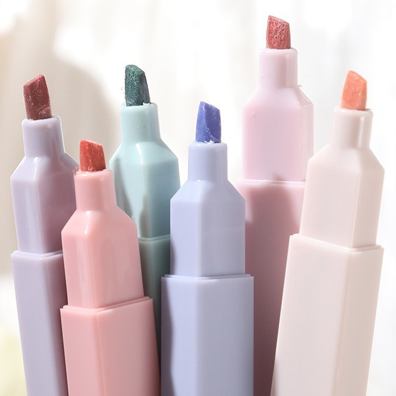 6 unids/set resaltador de Colo - Highlighter Set Pastel reseña y precio