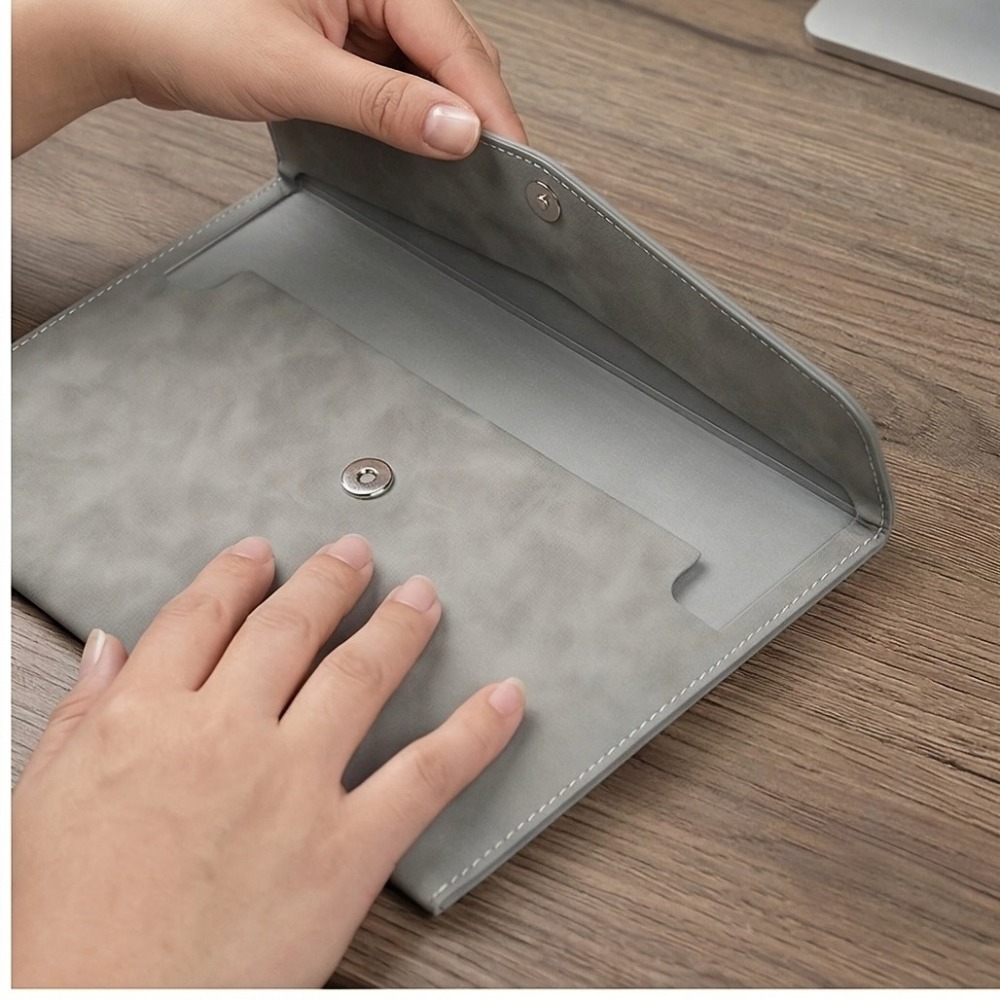 Bolsa para archivos de cuero P - Office Stationery And Supply reseña y precio