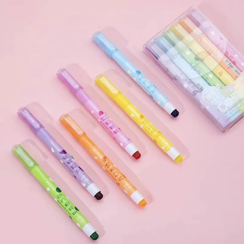 6 colores/juego de resaltadore - Highlighter Set Pastel reseña y precio